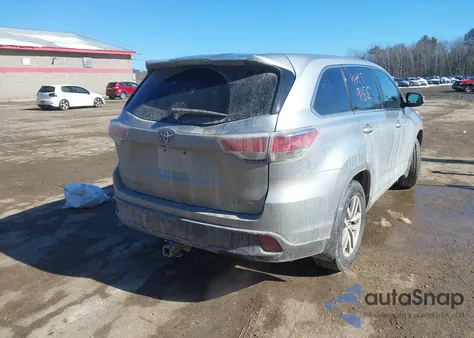 2014 Toyota Highlander Le V6 from USA, damaged, VIN 5TDBKRFH2ES019111